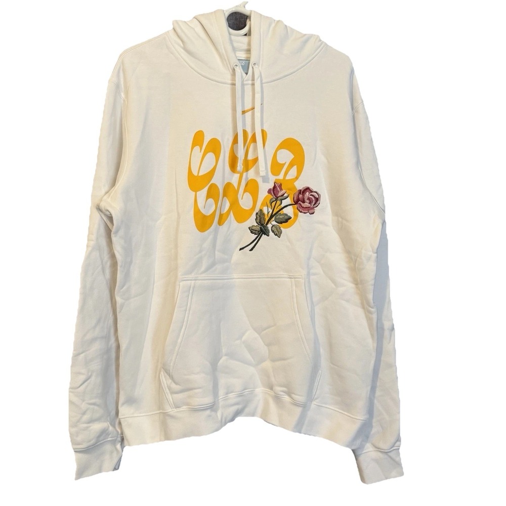 Nike x Drake Certified Lover Boy CLB Rose Hoodie White Men's Size L BRAND NEW
